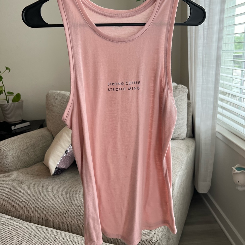 Coral tank top